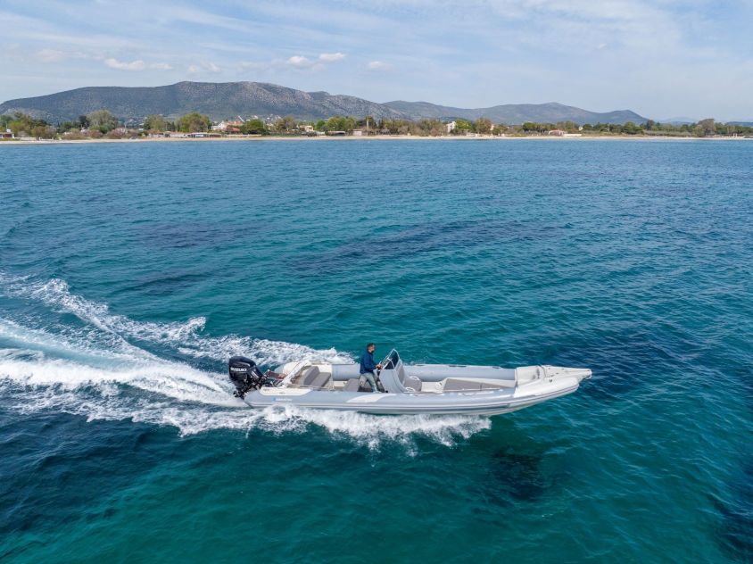 Book Marvel 960 RIB rental in Spetses and Hydra – premium Saronic Gulf experience